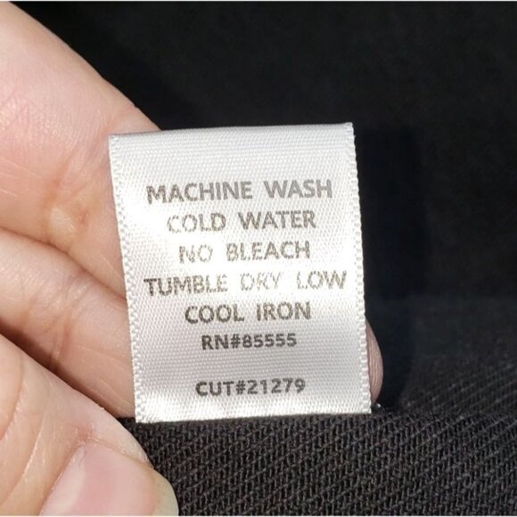 Pistola Black Jean Jacket Women Small 4 6 8 Oversized Cropped Stripe Modal Denim - Picture 11 of 12